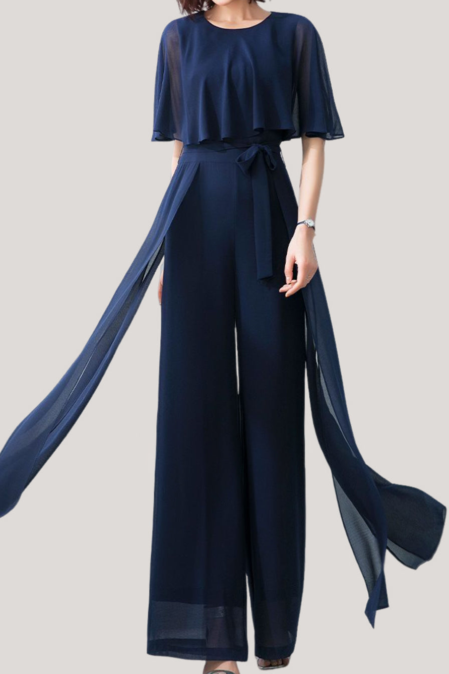 Ruffled sleeve jumpsuit - liwisi
