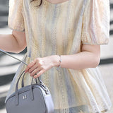 French-style elegant commuting shirt - liwisi
