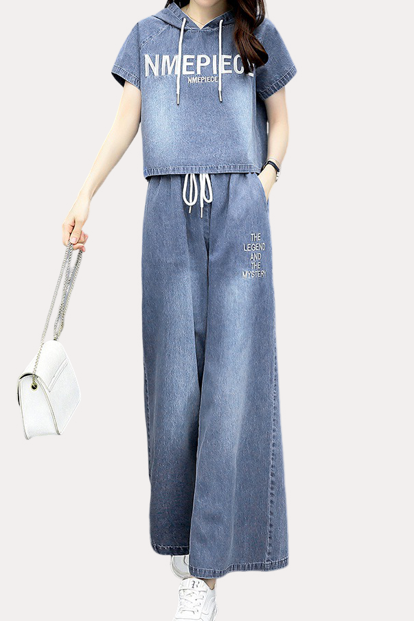 Casual stylish denim set - liwisi