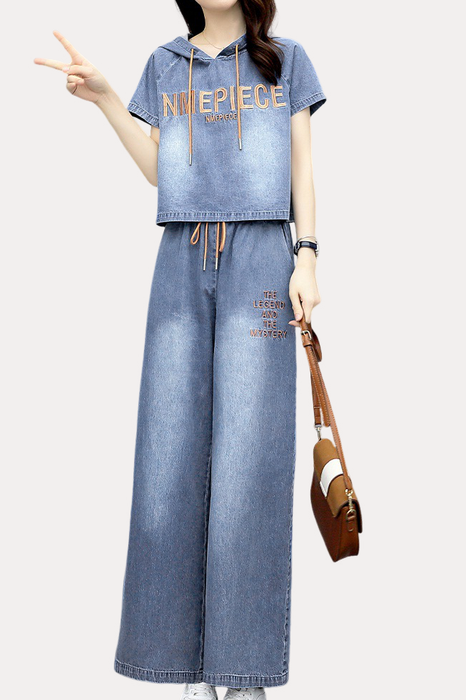 Casual stylish denim set - liwisi