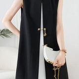 Simple and Elegant Sleeveless Tank Dress - liwisi