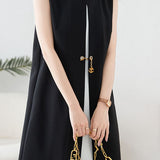 Simple and Elegant Sleeveless Tank Dress - liwisi