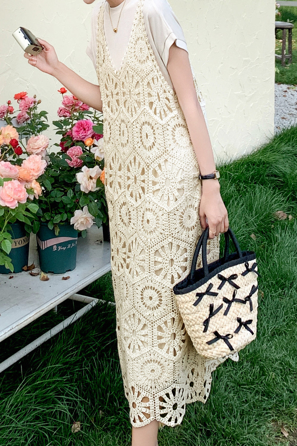 Vacation-Style Versatile Lace Cover-Up Two-Piece Set - liwisi