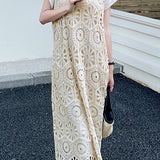 Vacation-Style Versatile Lace Cover-Up Two-Piece Set - liwisi