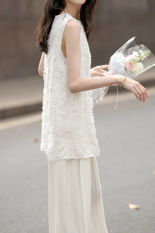 Elegant three-dimensional cut-out spliced dress - liwisi