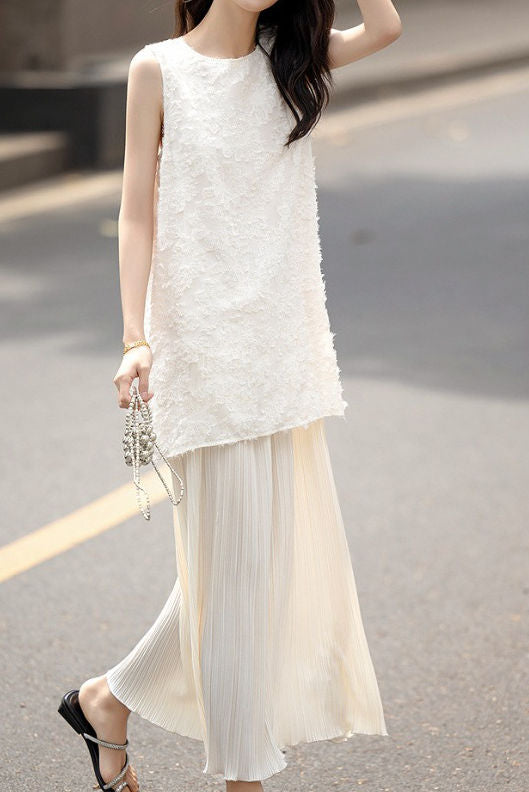 Elegant three-dimensional cut-out spliced dress - liwisi
