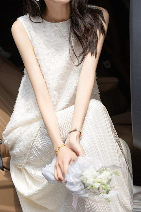 Elegant three-dimensional cut-out spliced dress - liwisi