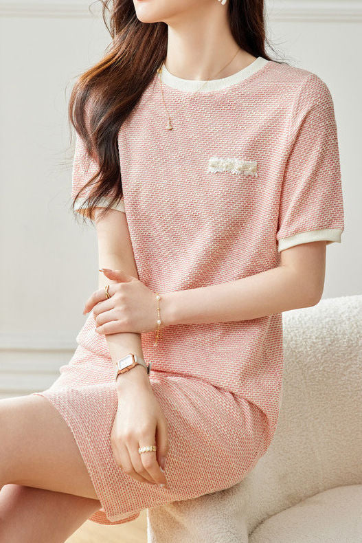 Exquisite and elegant textured dress - liwisi