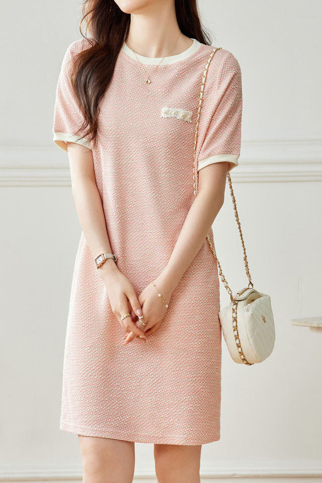 Exquisite and elegant textured dress - liwisi