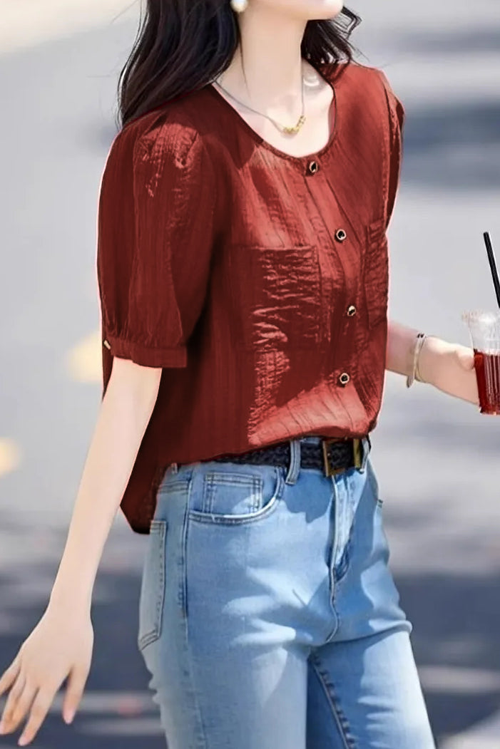 Casual textured shirt - liwisi