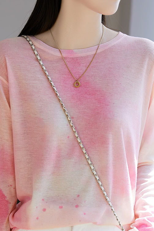 Fashion Casual Printed Round Neck Long-sleeve T-shirt - liwisi
