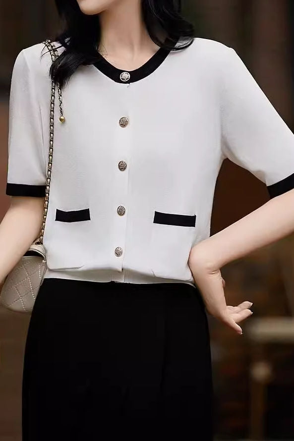 Fashion Round Neck Knitwear - liwisi