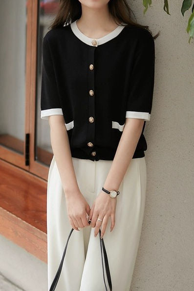 Fashion Round Neck Knitwear - liwisi