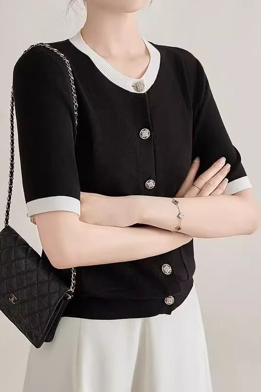 Fashion Round Neck Knitwear - liwisi