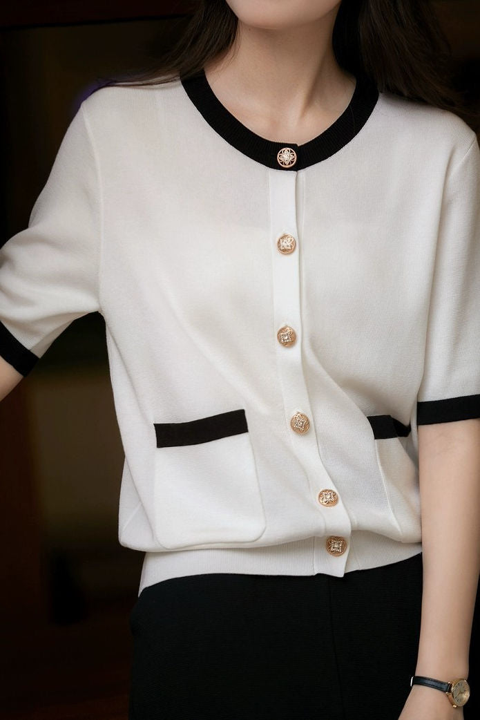 Fashion Round Neck Knitwear - liwisi