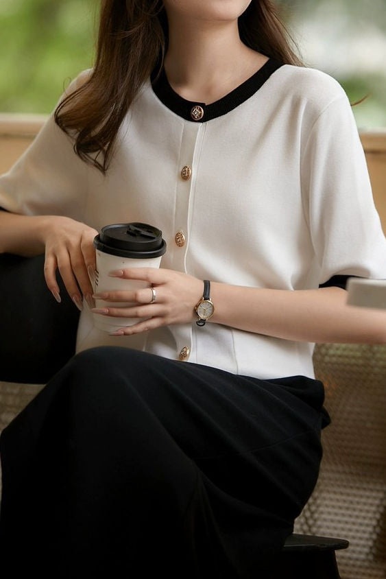 Fashion Round Neck Knitwear - liwisi