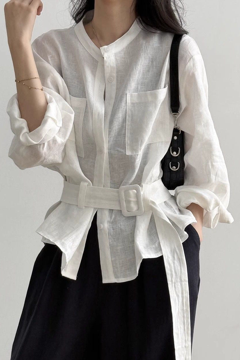 Fashion Temperament Long-sleeve Shirt - liwisi