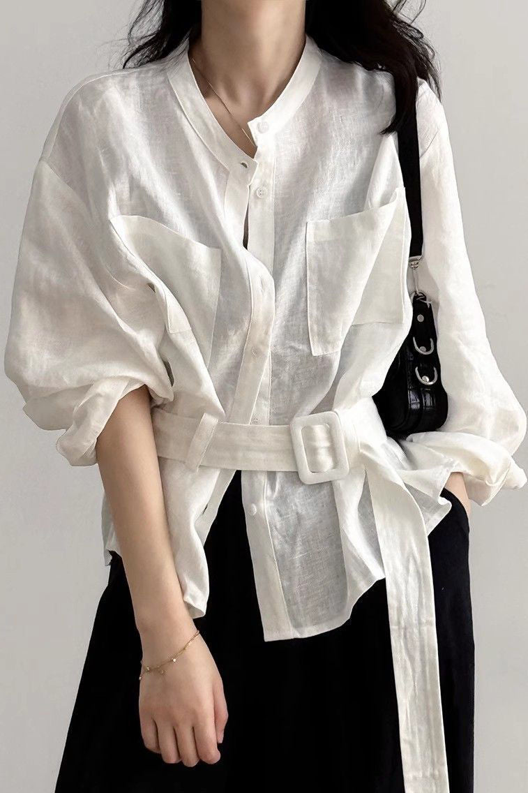 Fashion Temperament Long-sleeve Shirt - liwisi