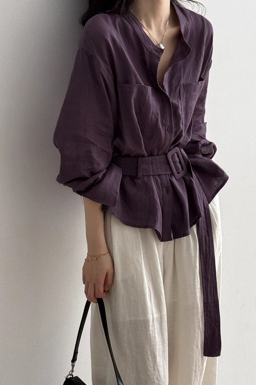 Fashion Temperament Long-sleeve Shirt - liwisi