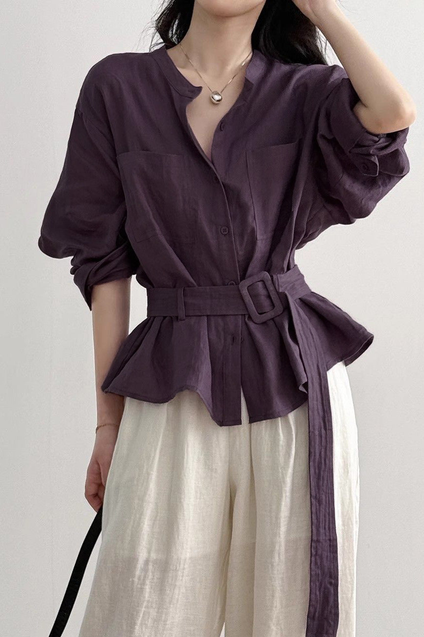 Fashion Temperament Long-sleeve Shirt - liwisi