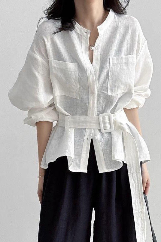 Fashion Temperament Long-sleeve Shirt - liwisi