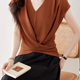 Fashion Batwing Sleeve Waist-cinched Shirt - liwisi