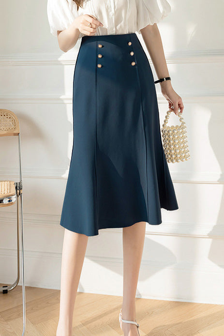 Elegant Office-Ready High-Waist Mermaid Skirt - liwisi