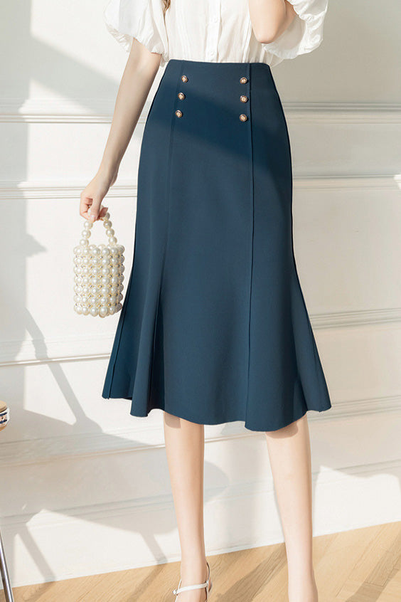 Elegant Office-Ready High-Waist Mermaid Skirt - liwisi