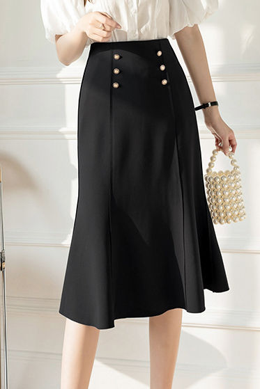 Elegant Office-Ready High-Waist Mermaid Skirt - liwisi