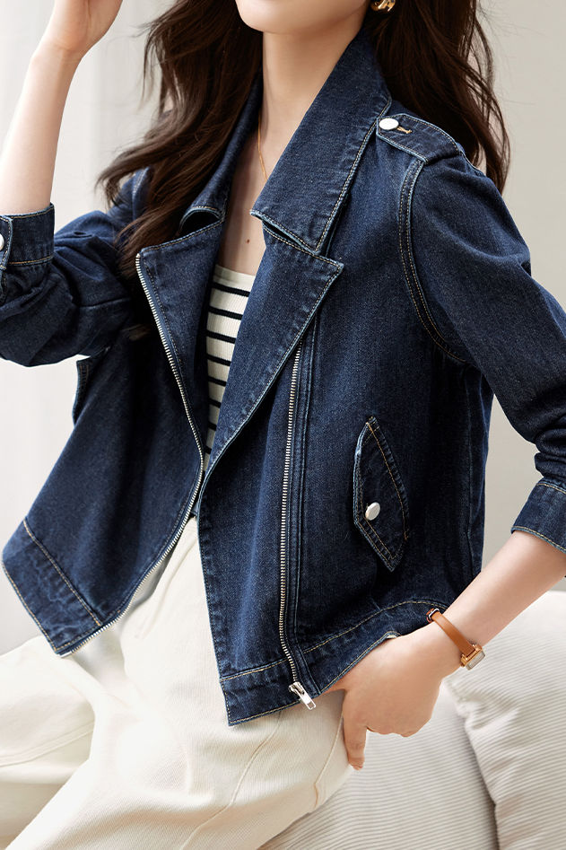 Fashionable Versatile Denim Jacket - liwisi