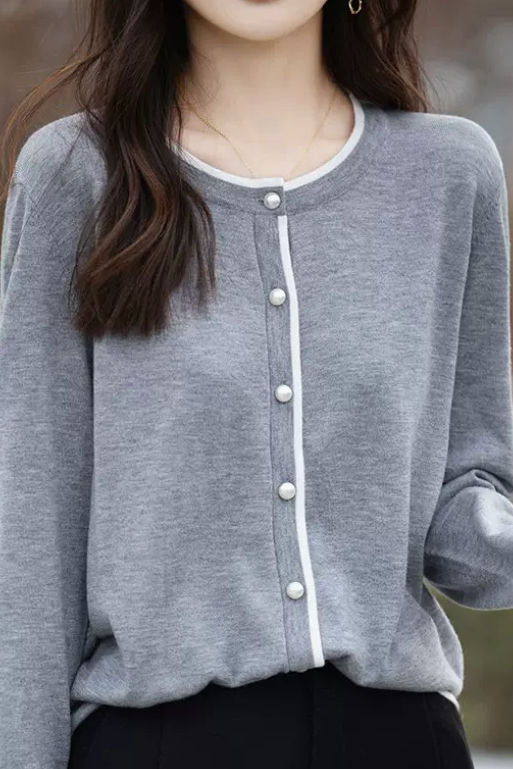 Early autumn knit cardigan - liwisi