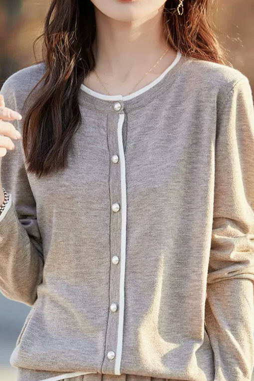 Early autumn knit cardigan - liwisi