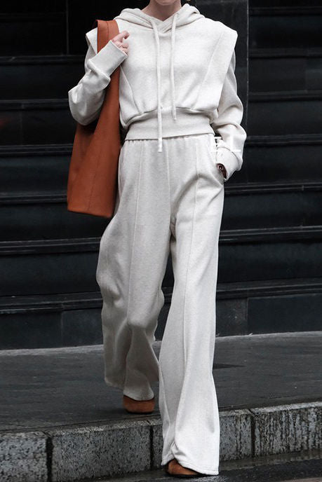 Fashionable and casual hoodie set - liwisi