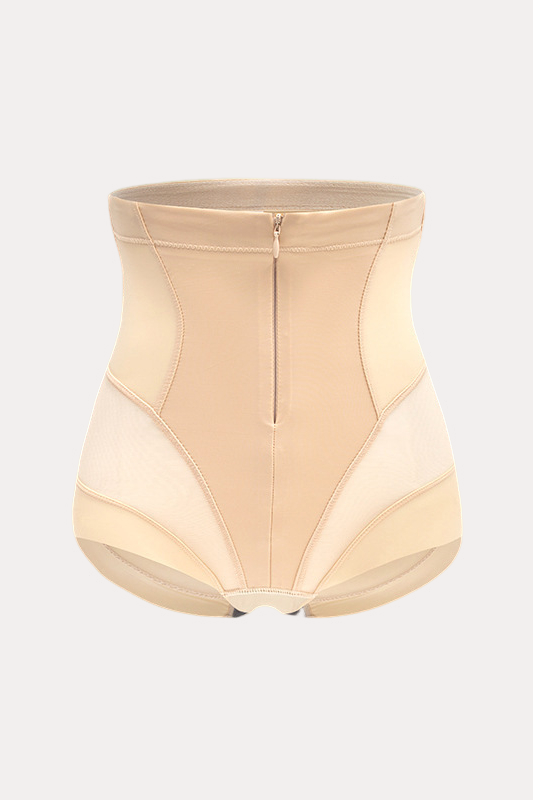 Seamless zipper high-efficiency waist-cinching and abdomen-flattening shaping pants - liwisi