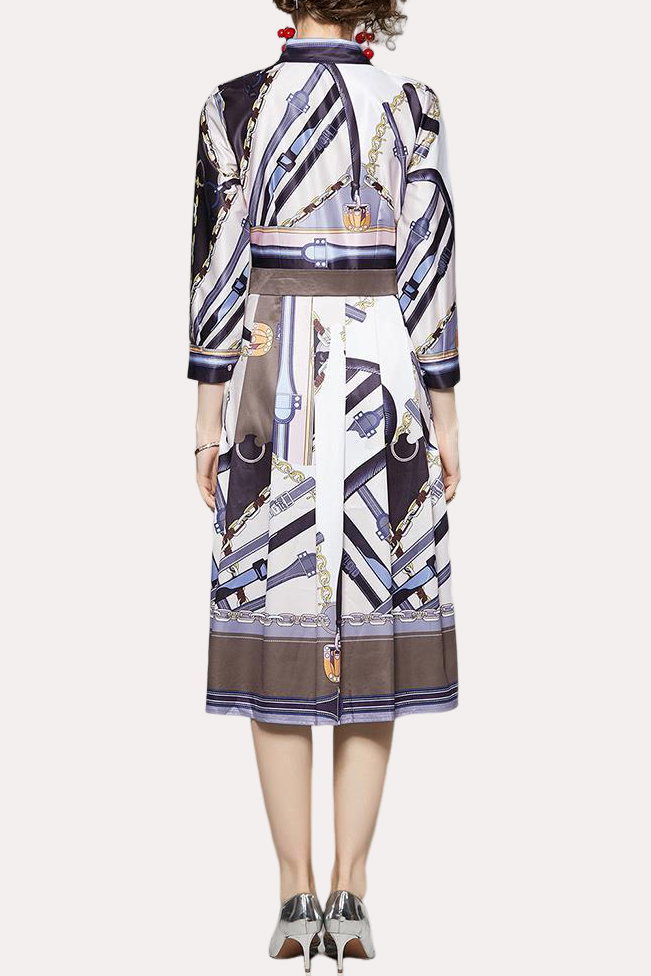 Early Autumn Trendy Printed Dress - liwisi