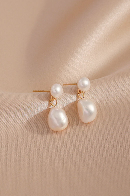 Simple and Elegant Pearl Earrings - liwisi