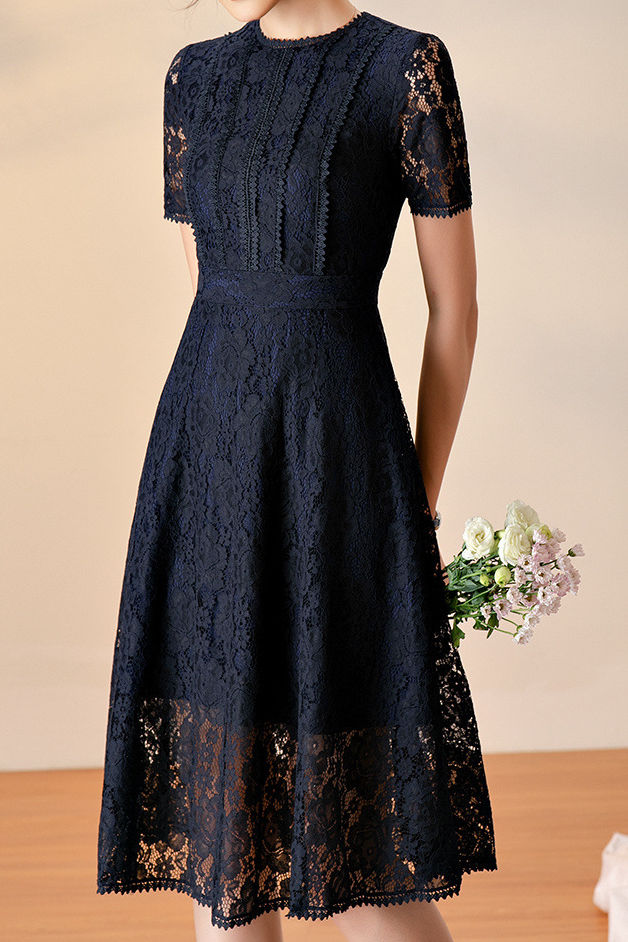 Stylish and Elegant Lace Dress - liwisi