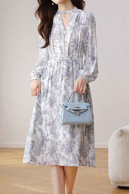 Floral Vintage French Dress - liwisi