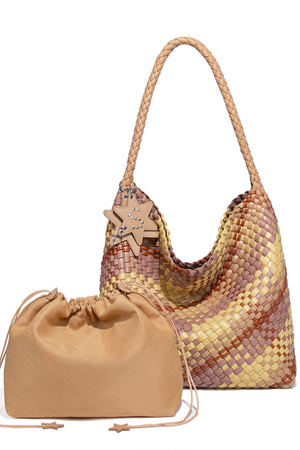 Fashionable Commuting Woven Armpit Bag - liwisi