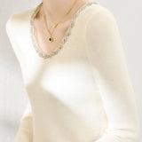 Early Autumn Diamond Chain Knitwear - liwisi