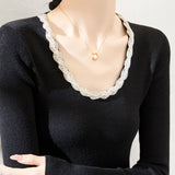 Early Autumn Diamond Chain Knitwear - liwisi