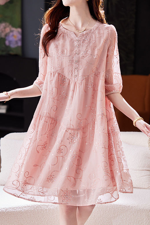 Elegant Sequined Dress - liwisi