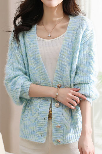 Exquisite Loose Knit Cardigan for Dates - liwisi