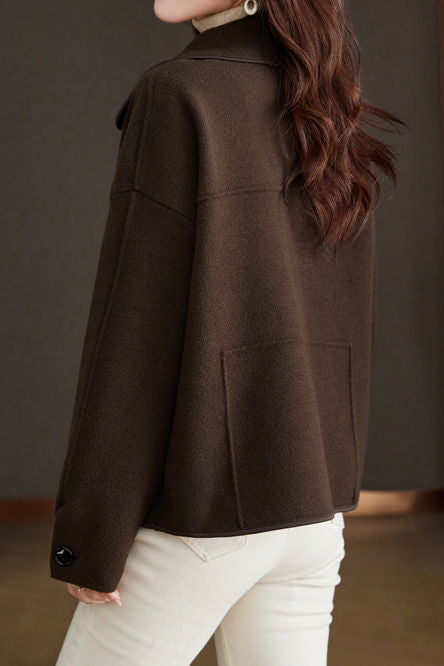 Office Casual Loose Double-Breasted Blazer - liwisi