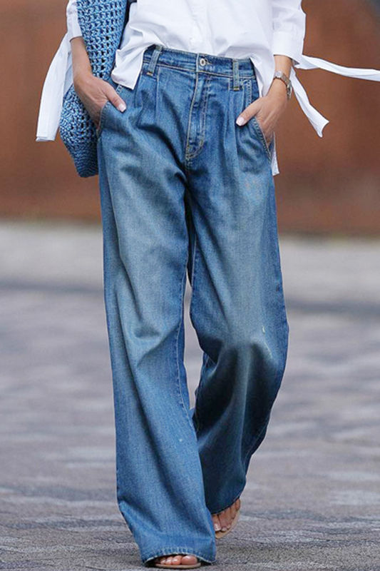 Casual and Versatile Commuting Jeans - liwisi