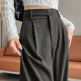 Casual Commuting Woolen Suit Pants - liwisi