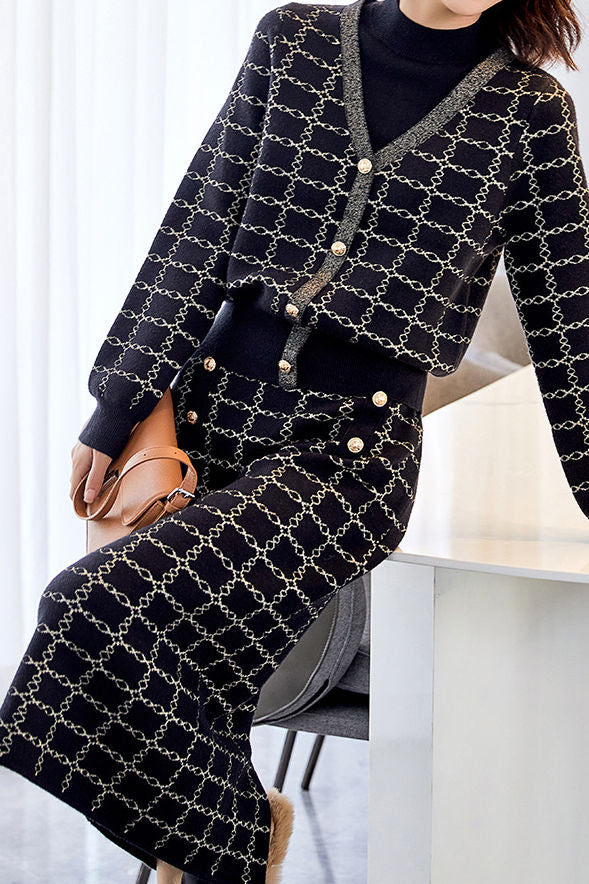 Casual Date Plaid Fake Two-Piece Set - liwisi