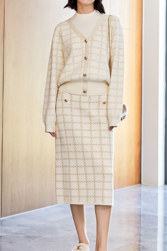 Casual Date Plaid Fake Two-Piece Set - liwisi