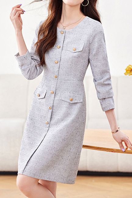 Elegant and Refined Temperament Commuting Dress - liwisi