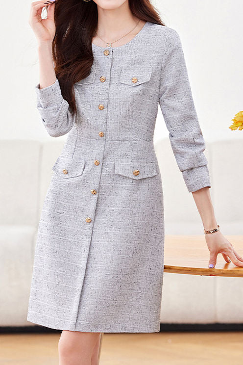 Elegant and Refined Temperament Commuting Dress - liwisi